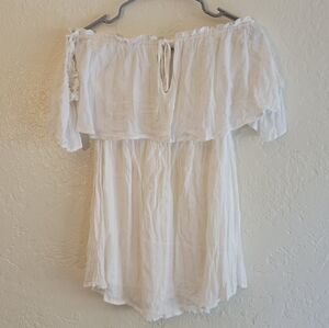 Saltwater Luxe Swim Over The Shoulder Cover Up Small